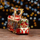 Подарочная коробка "Трамвай красный" , 33 х 9 х 11 см - Фото 4