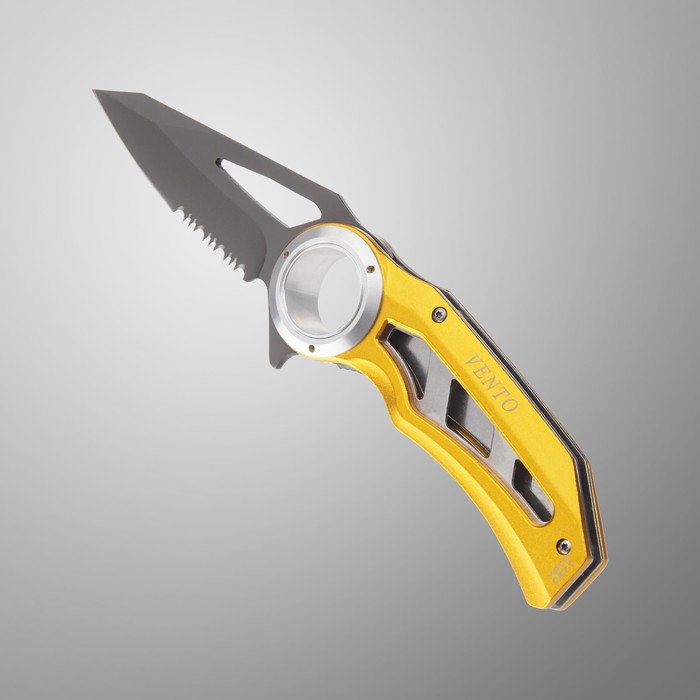Нож "Стропорез" желтый - Фото 1