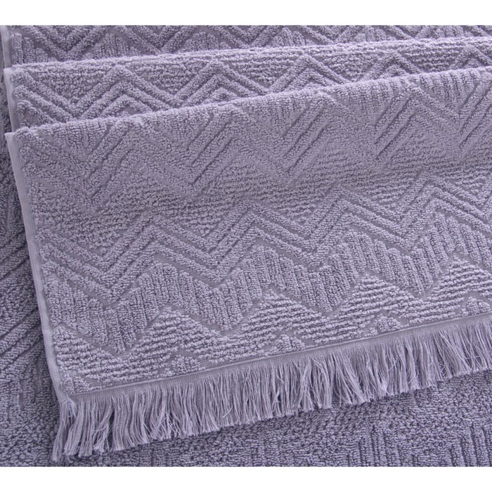 Маxровое полотенце «Бавария», размер 100x150 см, цвет жемчуг