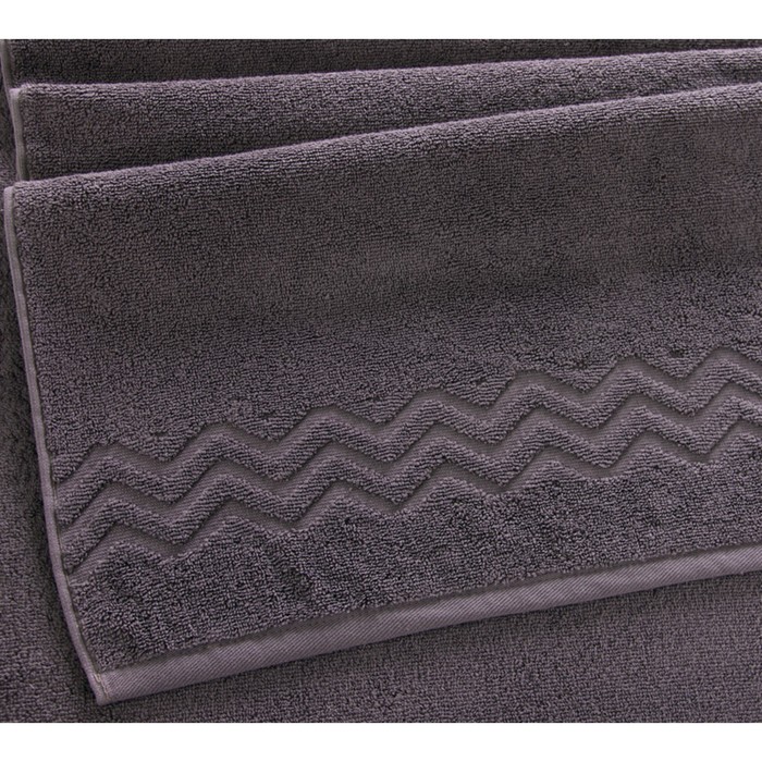 Маxровое полотенце «Бремен», размер 50x90 см, цвет серый шато - Фото 1