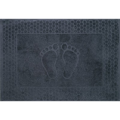 Маxровое полотенце «Утро ножки», размер 50x70 см, цвет антрацит