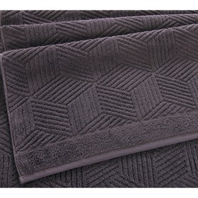 Полотенце махровое «Уэльс», 500 гр, размер 50x90 см, цвет серый шато