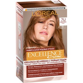 Крем-краска для волос L'Oreal Excellence Creme Universal Nudes, 7U универсальный русый