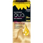Крем-краска для волос Garnier Olia, тон 10.32 платиновое золото - фото 301025889