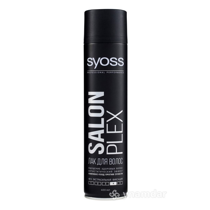 Лак для волос Syoss Salon Plex, экстрасильная фиксация, 400 мл - Фото 1