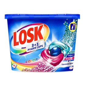 Средство для стирки Losk Caps Color, 18 шт