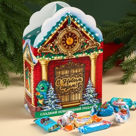 Сладкий подарок «Сказочный дом»: шоколадные конфеты с раскраской, 500 г.