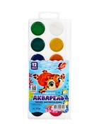 УЦЕНКА Акварель «Луч» ZOO, 12 цветов, без кисти - Фото 3