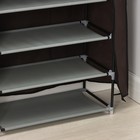 Обувница, 9 ярусов, 60×30×155 см, цвет коричневый - фото 23156475