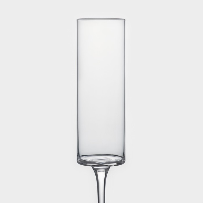 Набор бокалов стеклянных для шампанского Magistro «Алхимия», 180 мл, 7,3×24,7 см, 2 шт - фото 1928344750