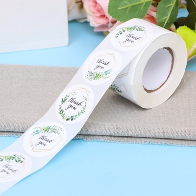 Наклейки в рулоне «Цветочное настроение», 500 шт., 3.8×3.8 см