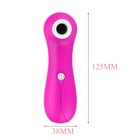 Бесконтактный вакуумно-волновой стимулятор клитора и сосков, 7 режимов, красный - Фото 2