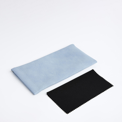 Чехол для очков на хлопушке «Сиена», длина 17.5 см, голубой