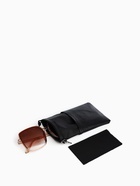 Чехол для очков на затяжке, размер 9×0.3×17.5 см, чёрный - Фото 2