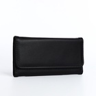Кошелёк женский на магните, 20×3×9 см, чёрный - Фото 5