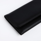 Кошелёк женский на магните, 20×3×9 см, чёрный - Фото 3