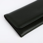 Кошелёк женский на магните, 20×3×9 см, однотонный, тёмно-зелёный - Фото 3