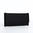 Кошелёк женский на магните, 20×3×9 см, однотонный, чёрный - Фото 5