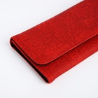 Кошелёк женский на магните, 20×3×9 см, красный - Фото 3