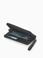 Кошелёк женский на молнии с ручкой, 19×2×10 см, чёрный - Фото 3