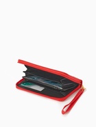 Кошелёк женский на молнии с ручкой, 19×2×10 см, алый - Фото 3