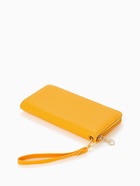 Кошелёк женский на молнии с ручкой, 19×2×10 см, ярко-жёлтый - Фото 6