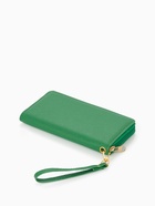 Кошелёк женский на молнии с ручкой, 19×2×10 см, ярко-зелёный - Фото 6
