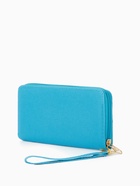 Кошелёк женский на молнии с ручкой, 19×2×10 см, ярко-голубой - Фото 7