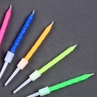 Свечи для торта «С днём рождения,10 шт., топпер для торта 1 шт. - Фото 2