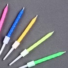 Свечи для торта «С днем рождения» 10 шт., топпер для торта 1 шт. - Фото 2