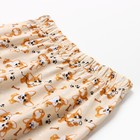 Пижама детская, цвет молочный/корги, рост 116 см - фото 23311562