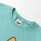 Пижама детская, цвет бирюзовый/корги, рост 98 см 10114169