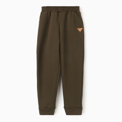 Брюки детские, НАЧЁС, цвет хаки, рост 164 см