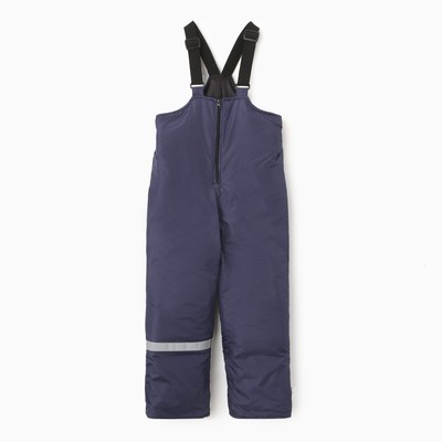 Брюки детские утеплённые, тёмно-синие, рост 104 см