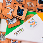 Мемори «Кошки», в картонной коробочке - фото 23114156