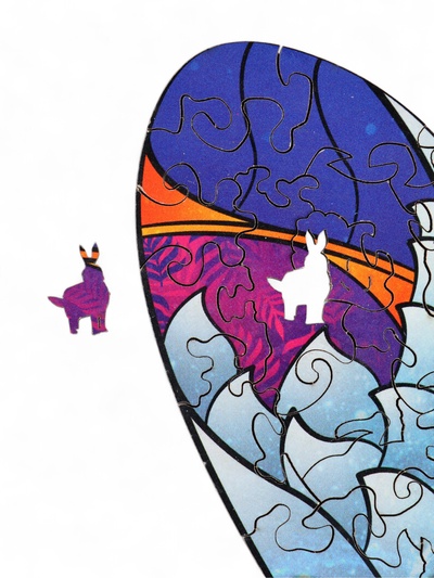 Деревянный пазл, 118 деталей