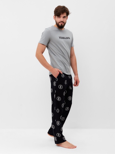 Пижама мужская KAFTAN Bubbling размер 54, черный