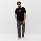 Пижама мужская KAFTAN "Game" размер 48,черный - фото 11436510