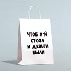 Пакет подарочный «Чтоб деньги были», 32×24×10.5 см 10085883 - фото 15829308
