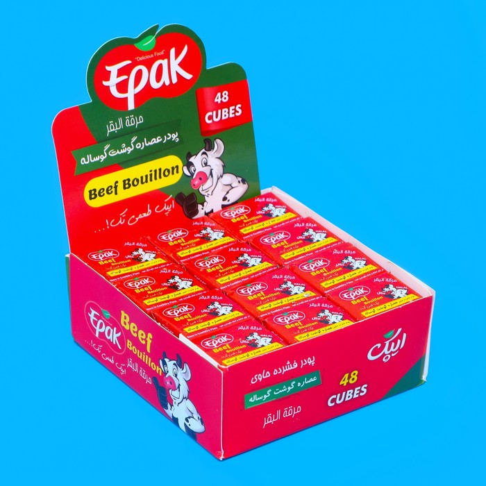 Бульонные кубики  Epak с говядиной, 480 г - Фото 1
