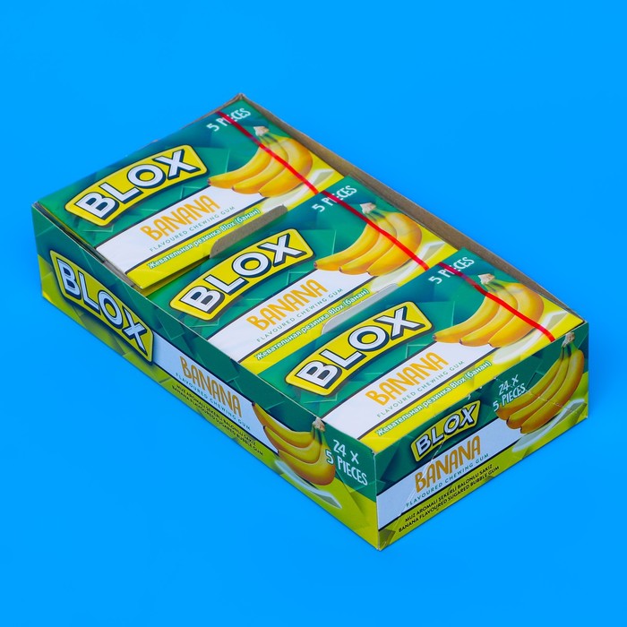 Жевательная резинка Blox со вкусом  банана, 240 г - Фото 1