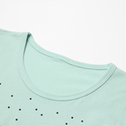 Комплект домашний женский (джемпер и брюки), цвет зеленый, размер 52 - фото 23558886