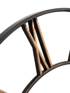 Часы настенные интерьерные, Лофт, бесшумные, плавный ход, d=47.5 см, корпус чёрный с бронзой - Фото 3