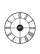 Часы настенные интерьерные, Лофт, бесшумные, плавный ход, d=47.5 см, корпус чёрный с бронзой - Фото 4