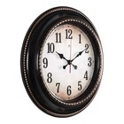Часы настенные, серия: Классика, d-60 см, корпус черный с бронзой - Фото 2