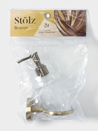 Дозатор для мыла с держателем Stölz basic Bronze, 200 мл, подвесной, матовое стекло, 10.5×7×15 см - Фото 5