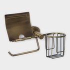 Держатель для туалетной бумаги Stölz basic Bronze, подставка, 25.5×13.5×12 см, бронзовый - Фото 3