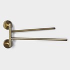 Держатель для полотенец 2 спицы Stölz basic Bronze, 35.5×16×5 см, бронзовый - Фото 3