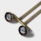 Держатель для полотенец 2 спицы Stölz basic Bronze, 35.5×16×5 см, бронзовый - Фото 4