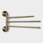Держатель для полотенец Stölz basic Bronze, 3 спицы, бронзовый - Фото 2